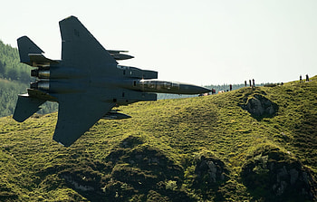 F-15, Low altitude, USAF F15, Mach Loop, Wales, Fighter, Dolgellau, 26 June 2018 HD wallpaper