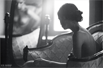 PORTRAIT, graphy, bw, woman, beauty HD wallpaper