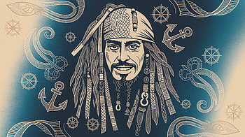 Pirates of the Caribbean Ultra – Iconic Jack Sparrow Art, Pirates Of The Caribbean, pirate, nautical, octopus HD wallpaper