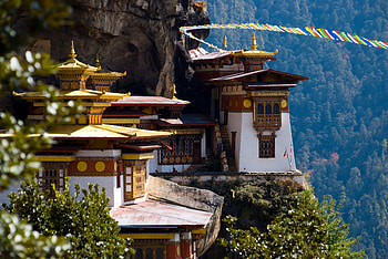 Tiger's Nest, Cycling in Bhutan, Adventure tour, Nature exploration HD wallpaper