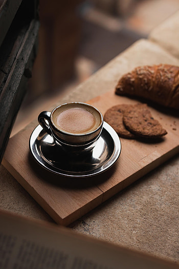 Food, Coffee, Cup, Plate, Drink, Beverage HD phone wallpaper