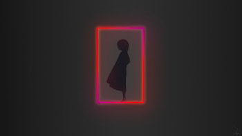 Door Shadow Anime Girl , anime-girl, anime, artist, artwork, digital-art HD wallpaper