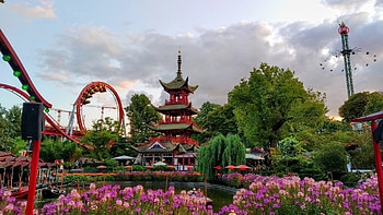 Tivoli Gardens, Fun-filled entertainment, Exciting attractions, Pacommunity HD wallpaper
