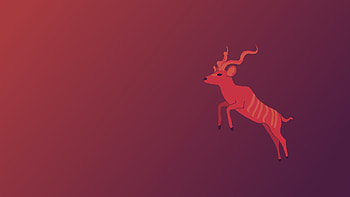 Ubuntu Deer Illustration, technology, Ubuntu HD wallpaper