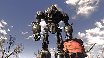 Liberty Prime, Fallout 4, CCS companion, Mod HD wallpaper