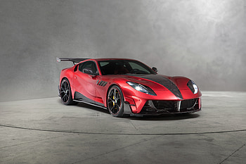 Mansory STALLONE F12, red sports car, 2018, front HD wallpaper
