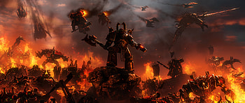 chaos marines, video game, Warhammer 40k HD wallpaper