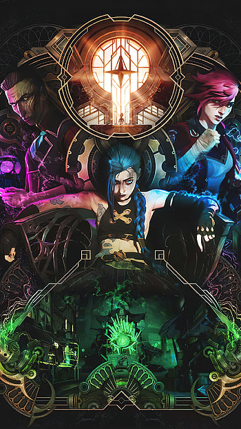 Arcane, Netflix, League of legend HD phone wallpaper