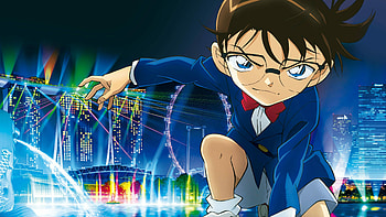 Detective Conan: The Fist of Blue Sapphire, Anime backdrops, Movie database, Thrilling adventure HD wallpaper
