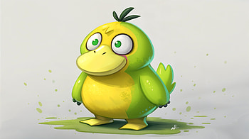 Psyduck Ultra : A Playful Pokémon Delight, Psyduck (Pokémon), cute character, Digital Art HD wallpaper