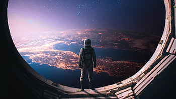 Interstellar Astronaut , astronaut, artist, artwork, digital-art, artstation HD wallpaper