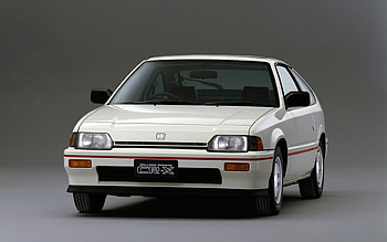 Honda Ballade Sports CR-X, studio, 1986 cars, retro cars, JP-spec, 1986 Honda Ballade, Honda HD wallpaper