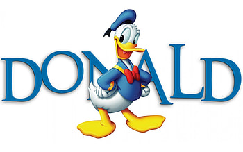 Logo, Donald Duck HD wallpaper