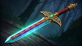 Legendary Sword: A Stunning Ultra, sword, fantasy, weapon, mystical HD wallpaper