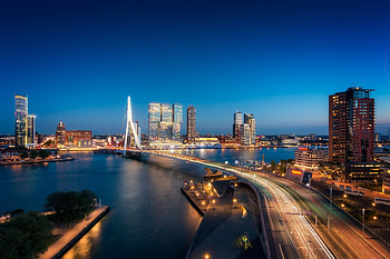 Rotterdam Skyline, Travels, Cityscape, Iconic Buildings HD wallpaper