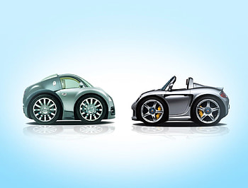 baby cars 3d, abstract, 3d, art, cars, world HD wallpaper