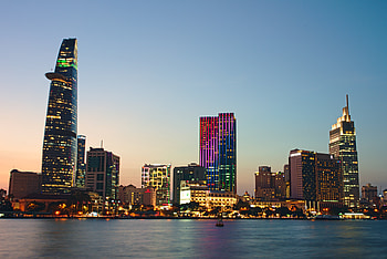 Cities, Sea, City, Skyscraper, Building HD wallpaper