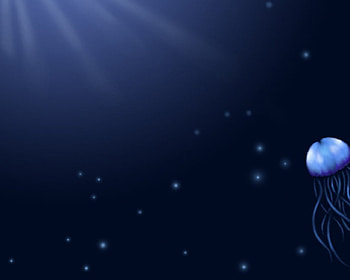 3D Jelly Fish, blue, alive, 3d, light, jelly fish, creature, ocean HD wallpaper