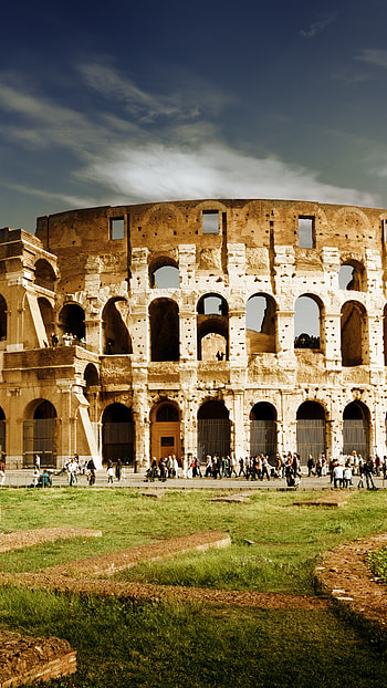 Lazio, Colosseum Rome Italy , Travel architecture HD phone wallpaper