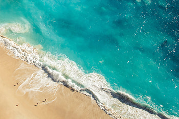Ocean View From Top, ocean, nature, beach HD wallpaper