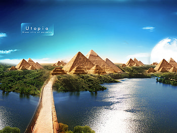 Pyramids Of Utpoia Beautiful Scenery, pyramids, world, beautiful, scenery, nature, graphy, beautiful-places HD wallpaper