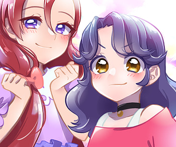 Sango Suzumura & Asuka Takizawa, Asuka Takizawa, Sango Suzumura, Anime, Tropical-Rouge! Pretty Cure HD wallpaper
