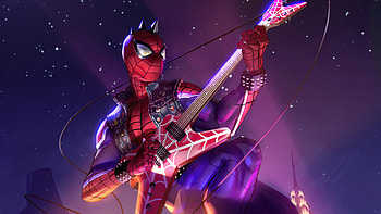 Spiderpunk , spiderman, superheroes, artist, artwork, digital-art, artstation HD wallpaper