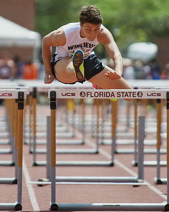 Trey Cunningham, Hurdling HD phone wallpaper