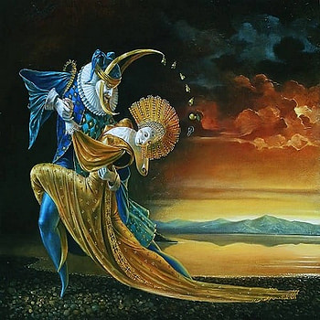 surreal, abstract, dance, fantasy HD wallpaper