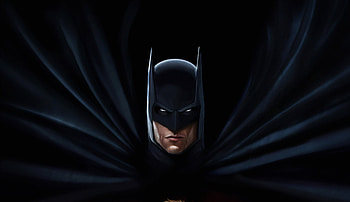 Batman, man in black, DC hero, art HD wallpaper
