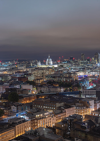 Cities, City, Building, Evening, Cathedral HD phone wallpaper