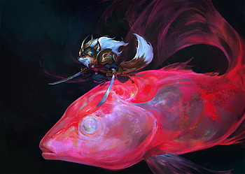 Fox Warrior, fantasy, warrior, fantasy warrior HD wallpaper