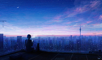 Summer Time Sadness , alone, cat, artist, artwork, digital-art, deviantart HD wallpaper