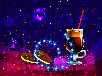 Cozy Christmas Time, Cookie, Cocoa, Christmas, Merry Christmas, Hot Chocolate HD wallpaper
