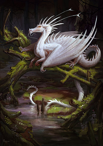 Art, Dragon, Being, Creature, Fantastic HD phone wallpaper