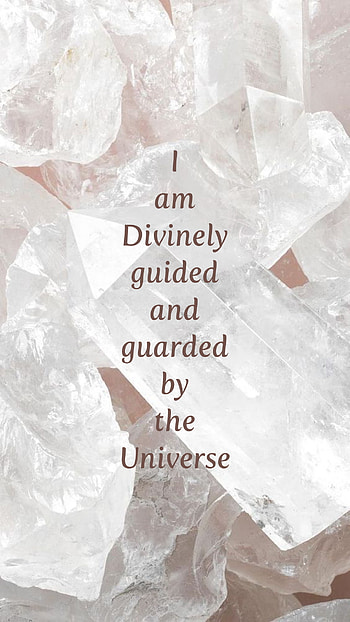 Affirmation, crystals, paper, white, universe, pattern HD phone wallpaper