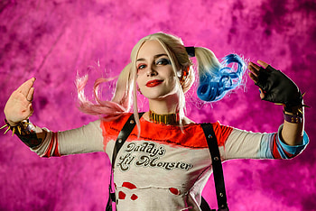 Harley Quinn Cosplay New , harley-quinn, superheroes, artist, cosplay, deviantart HD wallpaper