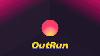 Outrun Typography, outrun, retrowave, artist, artwork, digital-art, typography HD wallpaper