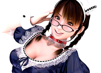 Sexy Servant Girl, cute, girl, beautiful, nice, anime, 3d, fantasy, abstract, cg, lovely HD wallpaper