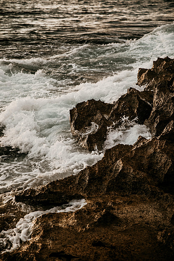 Nature, Water, Sea, Waves, Rocks HD phone wallpaper