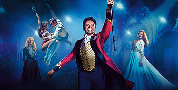 The Greatest Showman, Hugh Jackman, Rebecca Ferguson, poster, 2017 HD wallpaper