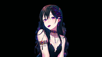 Cute anime girl, original, temptation HD wallpaper