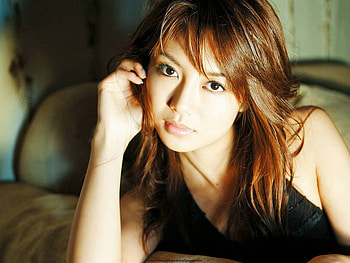 Yu H, babe, cute, brunette, beauty HD wallpaper