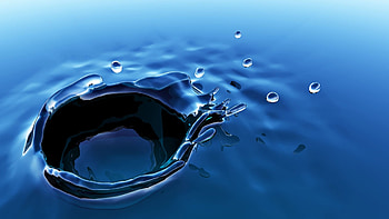 Water, Background, Drops HD wallpaper