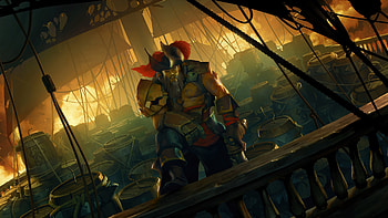 Gangplank, Pirate ship , Legends of Runeterra, Gaming adventure HD wallpaper