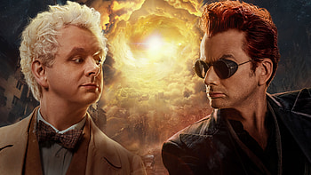 Good Omens — Crowley & Aziraphale HD wallpaper