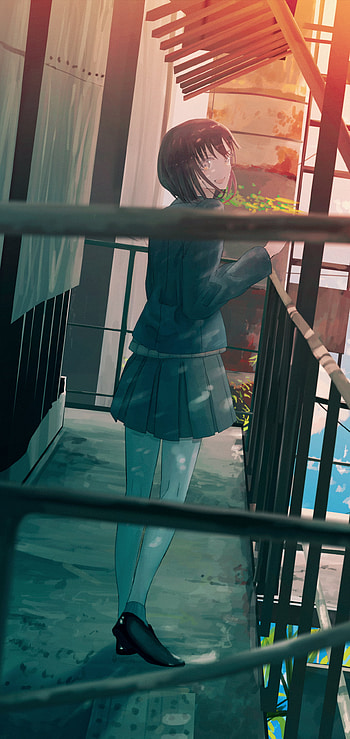 uniform, Anime, Original HD phone wallpaper