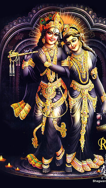 Radha Krishna, murti HD phone wallpaper