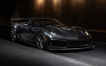 2019 Chevrolet Corvette ZR1, convertible car HD wallpaper