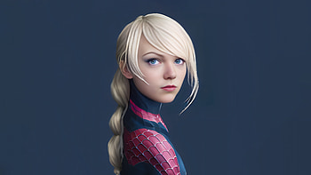Gwen Stacy As Gwen Illustration, gwen-stacy, superheroes, artist, artwork, digital-art, artstation HD wallpaper